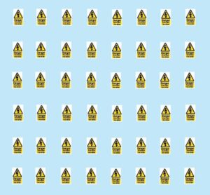 Modern Electrification Warning Flashes - N Gauge