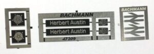 47209 Herbert Austin - Nameplate - OO Gauge