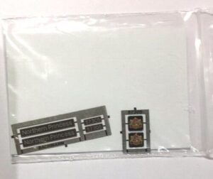 57305 Northern Princess Northern Belle nameplate  OO Gauge