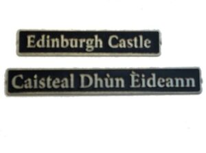 47727 Edinburgh Castle - Caledonian Sleeper GBRf Nameplate - OO