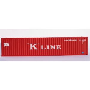 C-Rail OO Gauge K Line Red 40ft x 8'6" drybox
