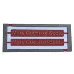 37401 Mary Queen of Scots Etched Nameplate - OO DRS