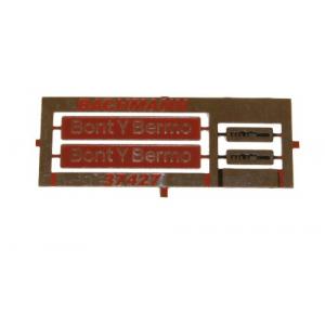 37427 BONT Y BERMO nameplate - OO Gauge