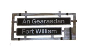 37518 Fort William / An Gearasdan - OO Nameplates