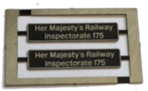 57306 HMRI 175 Etched Nameplate - OO DRS