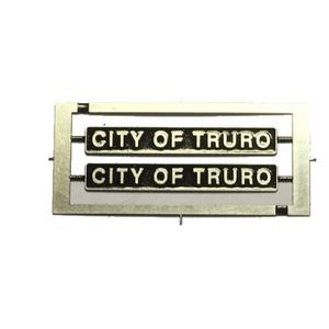 47749 Colas Livery City of Truro etched nameplates