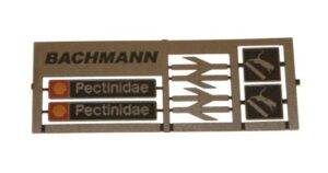 47190 Pectinidae Weathered nameplate - OO Gauge