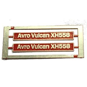 37558 Avro Vulcan XH558 nameplates 37424 DRS OO Gauge