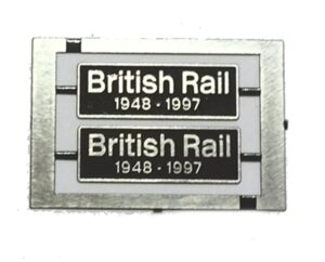 66789 British Rail 1948 - 1997 Etched Nameplate - OO GBRf