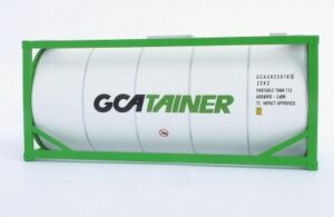 C-Rail OO Gauge GCA Tainer 20ft X 8'6" ISO Tank