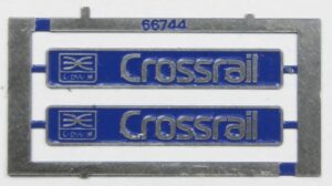 66744 Crossrail nameplate - OO Gauge GBRf