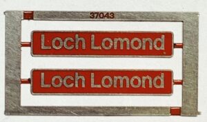 37043 Loch Lomond Nameplate - OO Gauge