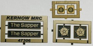 47306 The Sapper - Nameplate - OO Gauge