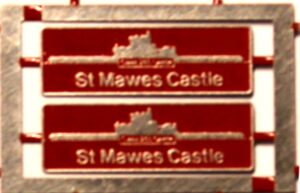 43094 St Mawes Castle etched nameplates OO Gauge