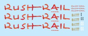 RushRail Livery Class 66, 66792 GBRf for OO Gauge