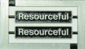 66035 Resourceful Etched Nameplates OO Gauge