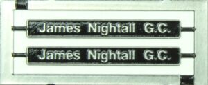 66079 James Nightall G.C. Etched Nameplates OO Gauge
