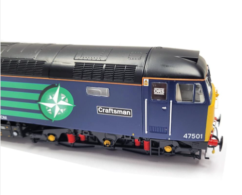 Gaugemaster Collection GM4240203, CLASS 47 501 'CRAFTSMAN' DRS Compass Livery OO Gauge DCC READY