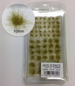 Javis Scenics  JTUFT10 - Static Grass Tufts - Summer Green Grass Tufts 10mm