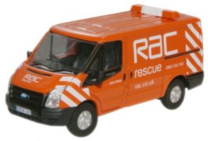 OXFORD DIECAST 76FT003 RAC New Ford Transit Van OO gauge