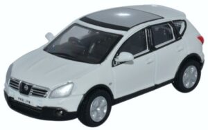 OXFORD DIECAST 76NQ004 NISSAN QASHQAI WHITE OO gauge