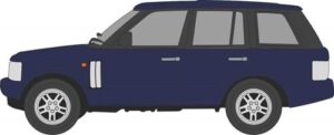 OXFORD DIECAST 76RR3003 RANGE ROVER 3rd ADRIATIC BLUE OO gauge