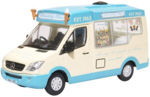 OXFORD DIECAST 76WM007 WHITBY MONDIAL ICE CREAM PICCADILLY WHIP - OO gauge
