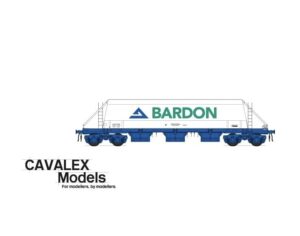 CAVALEX PHA/JGA BOGIE BARDON AGGREGATES (White and Blue) SINGLE HOPPER WAGON OO Gauge