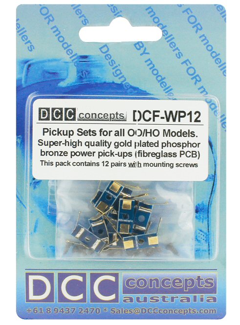 DCCconcepts DCF-WP12 Wiper Pickups (12 Pack)