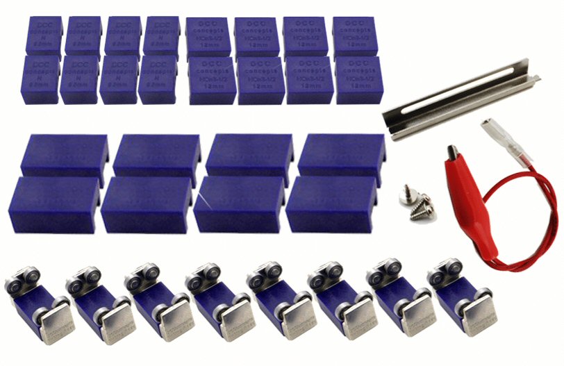 DCCconcepts DCM-RRA8 Rolling Road (Multi-Gauge) 8 Axle -