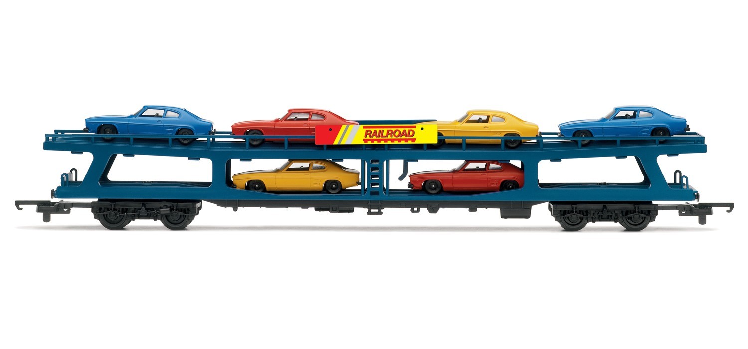 Hornby Railroad R6423 BR, Car Transport Bogie Wagon - Era 7 OO Gauge