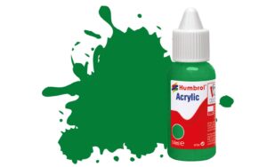 Humbrol DB0002 No 2 Emerald Green Gloss Acrylic Paint (14ml) - DB0002