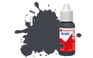 Humbrol DB0032 No 32 Dark Grey Matt Acrylic Paint (14ml) - DB0032