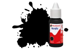 Humbrol DB0033 No 33 Black Matt Acrylic Paint (14ml) - DB0033