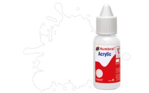 Humbrol DB0034 No 34 White Matt Acrylic Paint (14ml) - DB0034