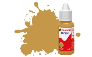 Humbrol DB0093 No 93 Desert Yellow Acrylic Paint (14ml) - DB0093