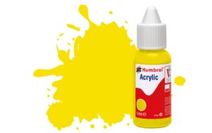 Humbrol DB0099 No 99 Lemon Matt Acrylic Paint (14ml) - DB0099