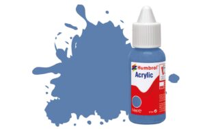Humbrol DB0109 No 109 WWI Blue Matt Acrylic Paint (14ml) - DB0109