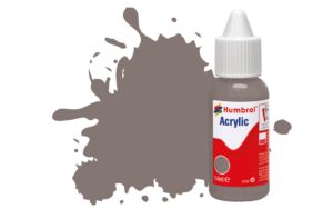 Humbrol DB0156 No 156 Dark Camouflage Grey Satin Acrylic Paint (14ml) - DB0156