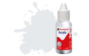 Humbrol DB0191 No 191 Chrome Silver Metallic Acrylic Paint (14ml) - DB0191