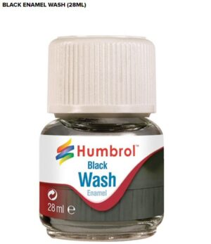HUMBROL AV0201 ENAMEL BLACK WASH (28ML) AXV0201