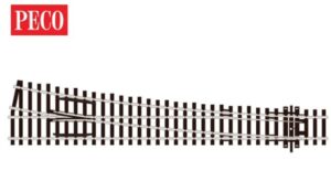 Peco SL-88 Streamline Code 100 OO/HO,  Turnout, Large Radius, Right Hand Insulfrog OO Gauge
