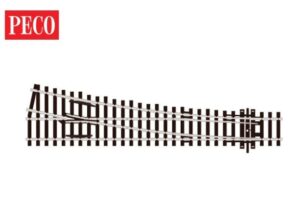 Peco SL-95 Streamline Code 100 OO/HO,  Turnout, Medium Radius, Right Hand Insulfrog OO Gauge