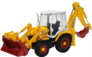 OXFORD DIECAST 763CX003 JCB 3CX ECO BACKHOE LOADER 70TH ANNIVERSARY- OO gauge
