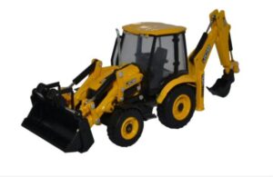 OXFORD DIECAST 763CX004 JCB 3CX ECO BACKHOE LOADER- OO gauge