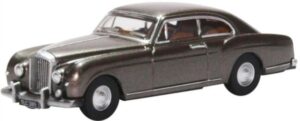 OXFORD DIECAST 76BCF004 BENTLEY S1 CONTINENTAL FASTBACK GUNMETAL - OO gauge