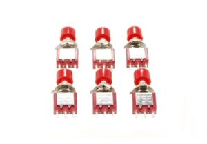 DCCconcepts DCD-APB Alpha Push-Button (6-Pack of Push-Button Switches)