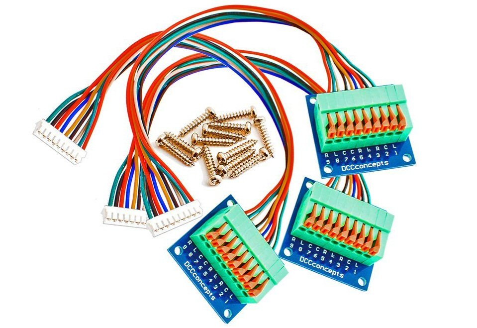 DCCconcepts DCP-SFH Cobalt-S Solder-Free Harness (3 Pack)