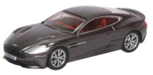 OXFORD DIECAST 76AMV003 ASTON MARTIN VANQUISH COUPE QUANTUM SILVER - OO gauge