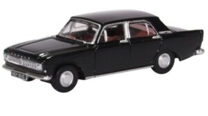 OXFORD DIECAST 76ZEP012, FORD ZEPHYR BLACK, OO Gauge